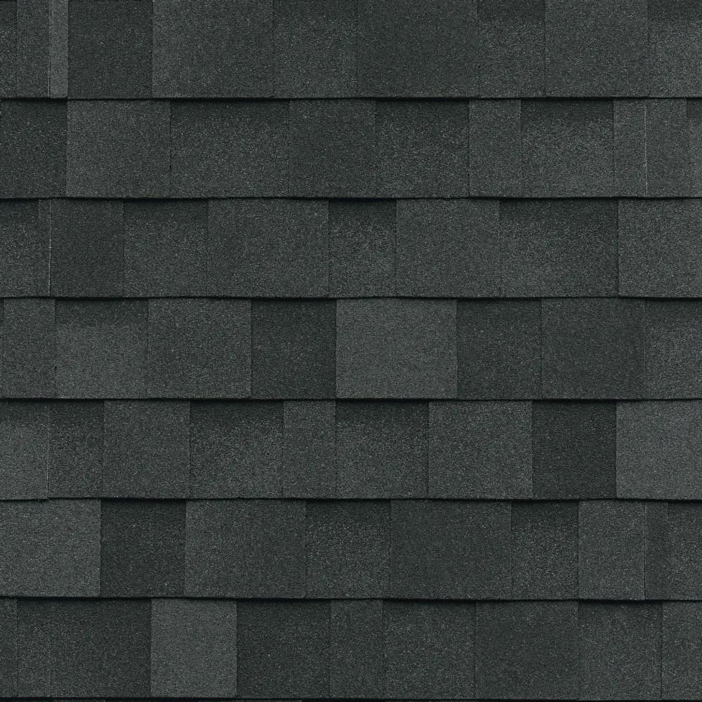 IKO Cambridge shingles in Dual Black